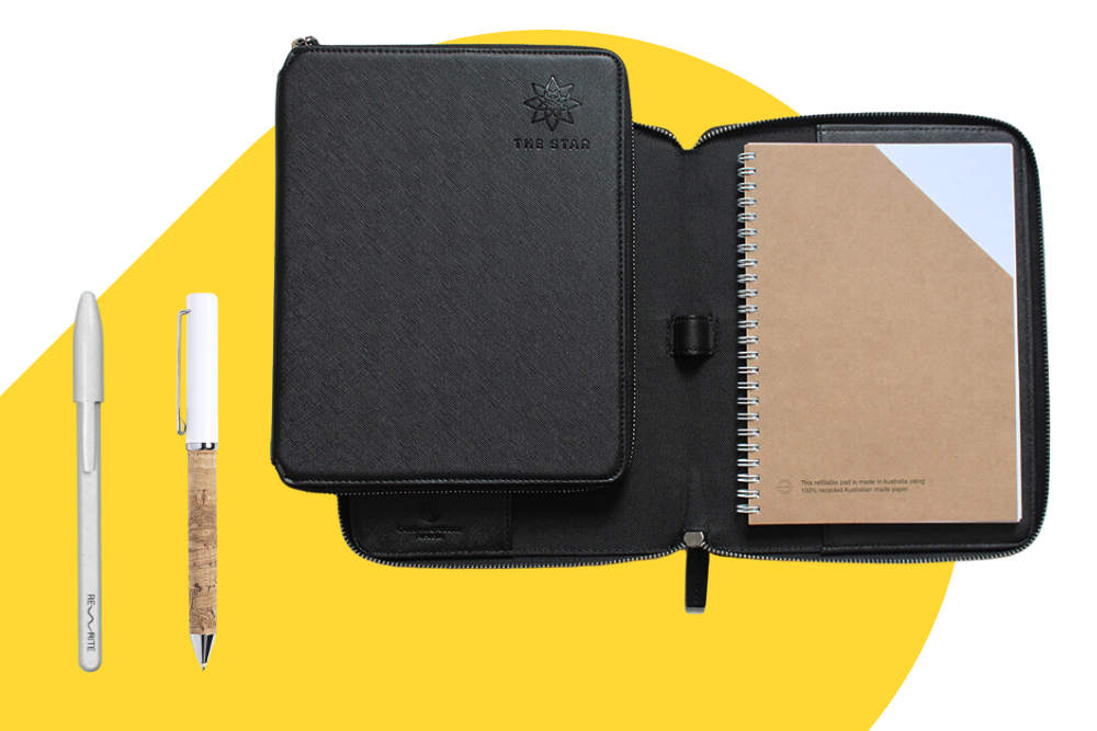 Compendium Zip Planner and pens